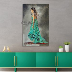 Green dress