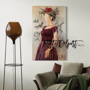 Olive branch with pomegranate crown