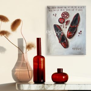 Mooi skoene herinner ons