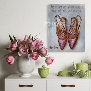 Skoene kan ons nie net versier