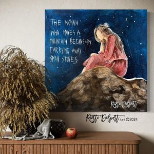 The woman who moves a mountain