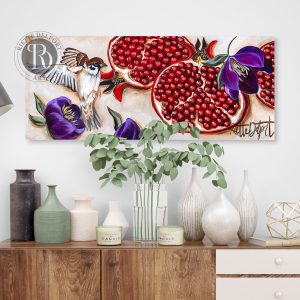 Poppy and pomegranate