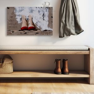 She walked with quiet strength