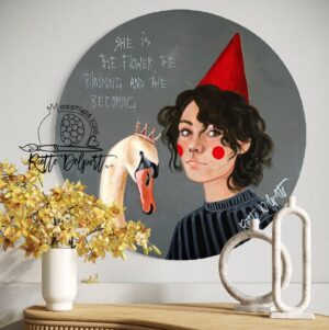 The flower, the blooming and the becoming