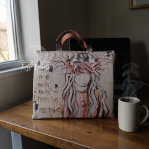 Laptop Bag - with leather straps