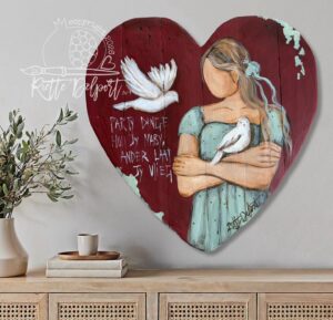 Original Wooden Pallet Heart
